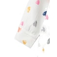 thumbnail image 3 of Chemise Décontractée à Col Imprimé Intégral à Manches Longues Blanche Blouses pour Tout-Petites Filles (Fille), 3 of 3