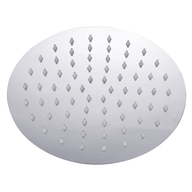 Alcachofa De Ducha Cuadrada Redonda Área Grande Ultrafina 8 "10" 12 "Cromo Acero Inoxidable Agua Lluvia Arriba Sweethay HA025924-01