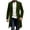 Army Green, variant on Men's Comfy Solid Long Sleeve Jacket - Button Cardigan Side Pockets, Trendy Casual Outerwear Ideal for Errands, Commute & Office Relaxed Style Brown XL