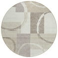 thumbnail image 2 of Addison Rugs Chantille Indoor/Outdoor Transitional Geometric Ivory Washable Round Rug, 8' x 8', 2 of 6