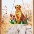 thumbnail image 3 of asddcavvf 2D Acrylic Hanging Lightweight Design Easy To Hang Colors Versatile Use Stained Glass Window, 3 of 7
