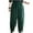 Green, variant on LYXSSBYX Wide Leg Sweatpants Women Women's Fall and Winter Cotton Thickened Diamond Check Wide Leg Pants Elastic-waisted Pants Loose Casual Pants