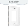 thumbnail image 4 of ZICANCN Outlet Covers Wall Plate, Moths Leaves Seamless Floral Light Switch Cover Decorative, Duplex Toggle Combo 1-Gang, 4 of 9