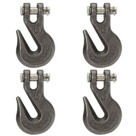 5/8" Grade 80 Clevis Grab Hook - 4 Pack