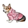 thumbnail image 7 of Honeii Glittering Pink Bathtub Print Small Dog Hoodies Pet Hooded Sweatshirts Fall Winter Puppy Cat Sweaters Warm Clothes for Small Dogs Outfits Costume-Medium, 7 of 7