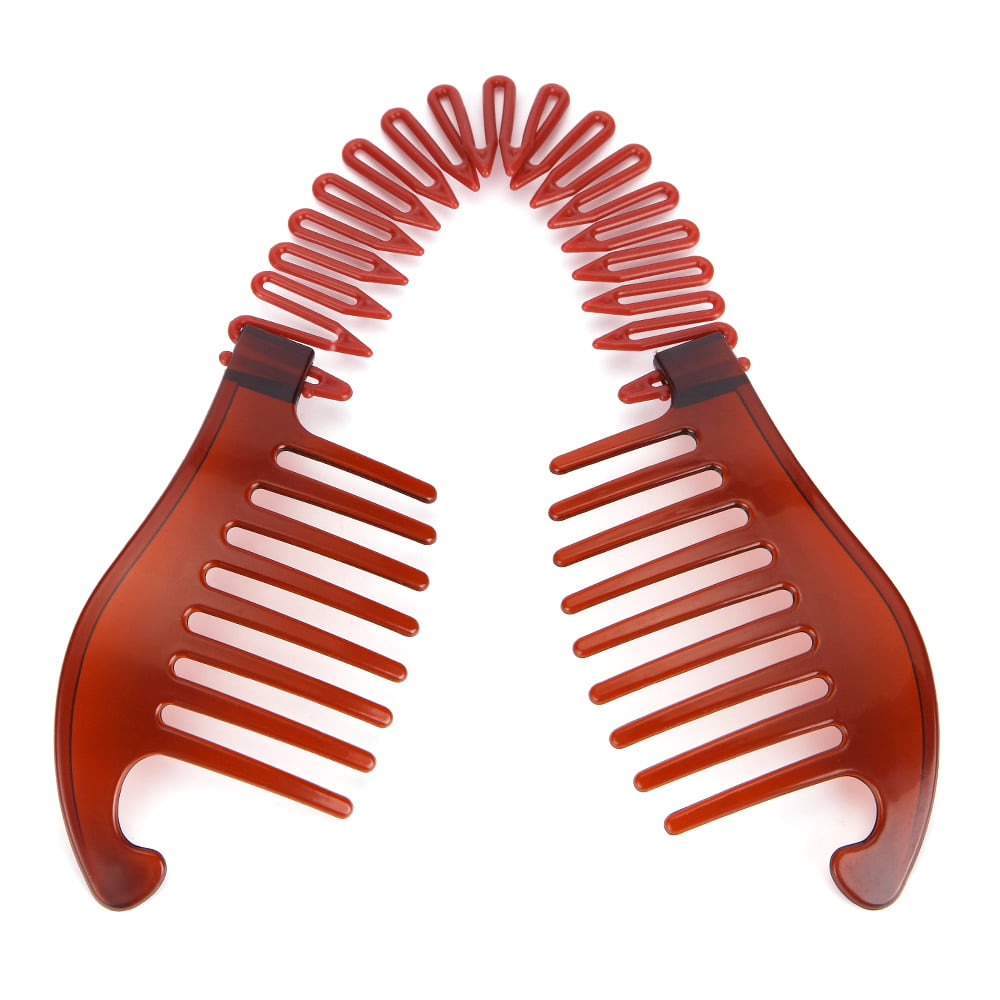 Lixada Elastic Scorpion Type Hair Holding Tool Hair Braider Hair Clip Combs  Ponytail Rubber Bands Hair Accessories for Woman Girls 