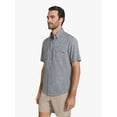 thumbnail image 5 of Chaps Men's & Big Men's Tech Chambray Short Sleeve Shirt, Sizes S-3XL, 5 of 9