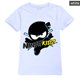 thumbnail image 1 of Verano niños niñas 100% algodón camiseta niño ropa niños Nuinja KIDZ camisetas de manga corta sombrero disfraz niños camiseta dibujos animados Tops zhangmenya LED, 1 of 2