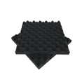 thumbnail image 2 of Bookishbunny 10 pk Acoustic Foam Egg Crate Panel Wall Tile Audio Home Studio Deadening Soundproofing 12x12x1.5, 2 of 8