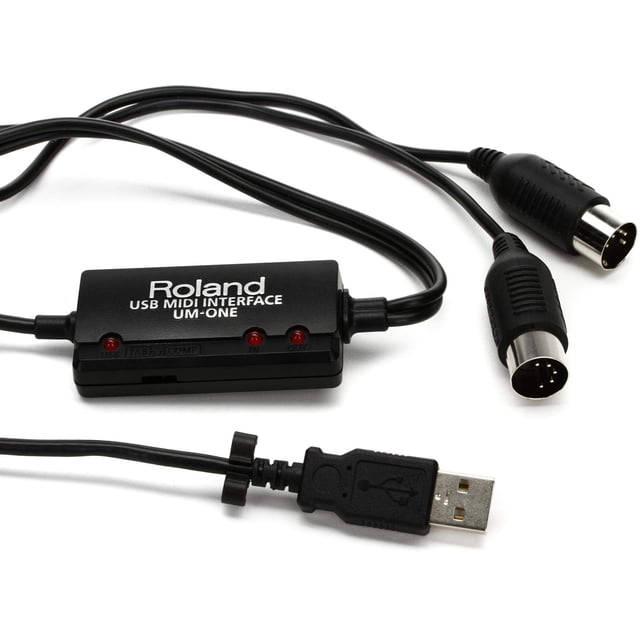 Cable midi de una entrada y dos salidas Roland UM-ONE-MK2