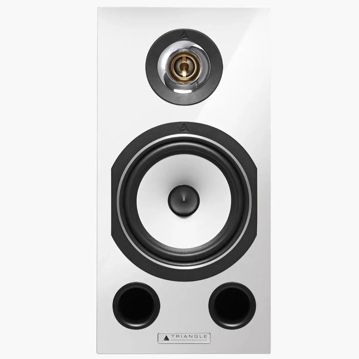 Triangle Esprit Comete Ez Hi-Fi Bookshelf Speakers, White High Gloss, Pair