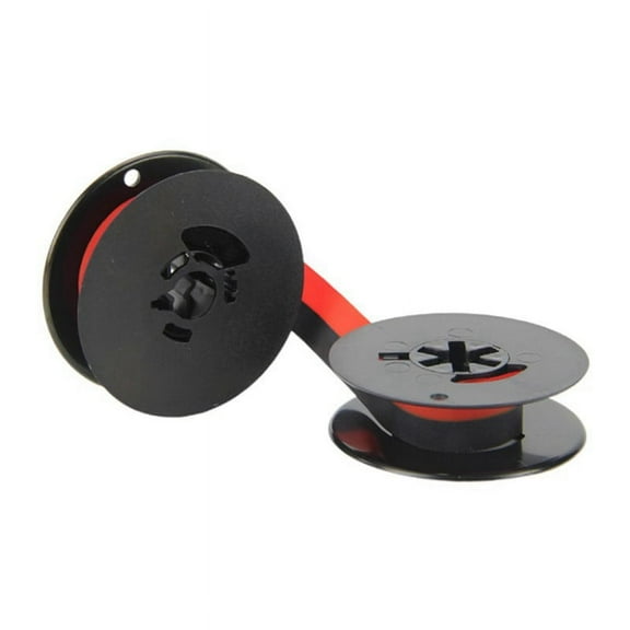 1Pcs Typewriter Ribbon Twin Spool Typewriter Ribbon Ink(Black&Red)