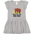 thumbnail image 3 of Inktastic Mimi Bear Loves Me Grandbaby Gift Girls Toddler Dress, 3 of 5