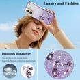 thumbnail image 2 of for Motorola Moto G Stylus 5G 2024 Case Clear Glitter Shiny Motorola Moto G Stylus 5G 2024 Phone Case Silicone Soft Floral Shockproof Cover Pink Slim for Women (Purple), 2 of 14