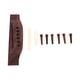 thumbnail image 4 of Piezas de repuesto Sincero para guitarra acústica Clavijas de palisandro Cejuela de hueso, 4 of 10