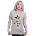 thumbnail image 3 of Keep Iowa and Corn On Funny Corny Men's Graphic T Shirt Tees Brisco Brands X, 3 of 4