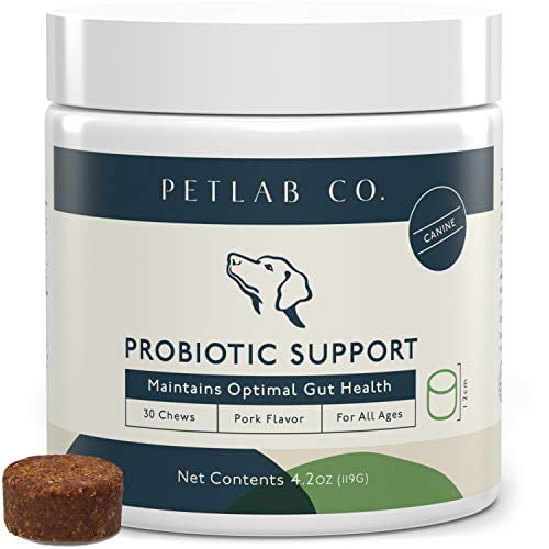 Petlab Co. Dog Probiotic Chewable Probiotic with 8 Strains of Beneficial Bacteria Digestive