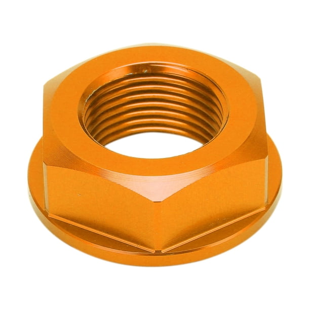 Tuerca de eje de aluminio, eje de rueda trasera de motocicleta, tuerca de tornillo de eje de rueda, tuerca de perno de eje de rueda, estándares líderes en la industria