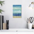 thumbnail image 3 of Elephant Stock Beach Horizon Ii Wall Art - Vertical Canvas Wall Art - Living Room Wall Decor - Abstract Canvas - Blue And Orange Decor By Tim O'toole - 8" x 12", 3 of 8