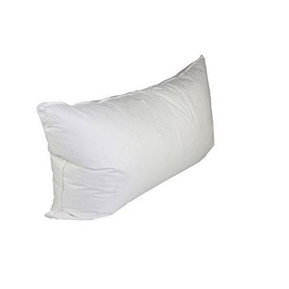 White Goose Down Pillow - 100% Cotton Cover Pillows 75% Feather & 25% Down 550 Fill Power