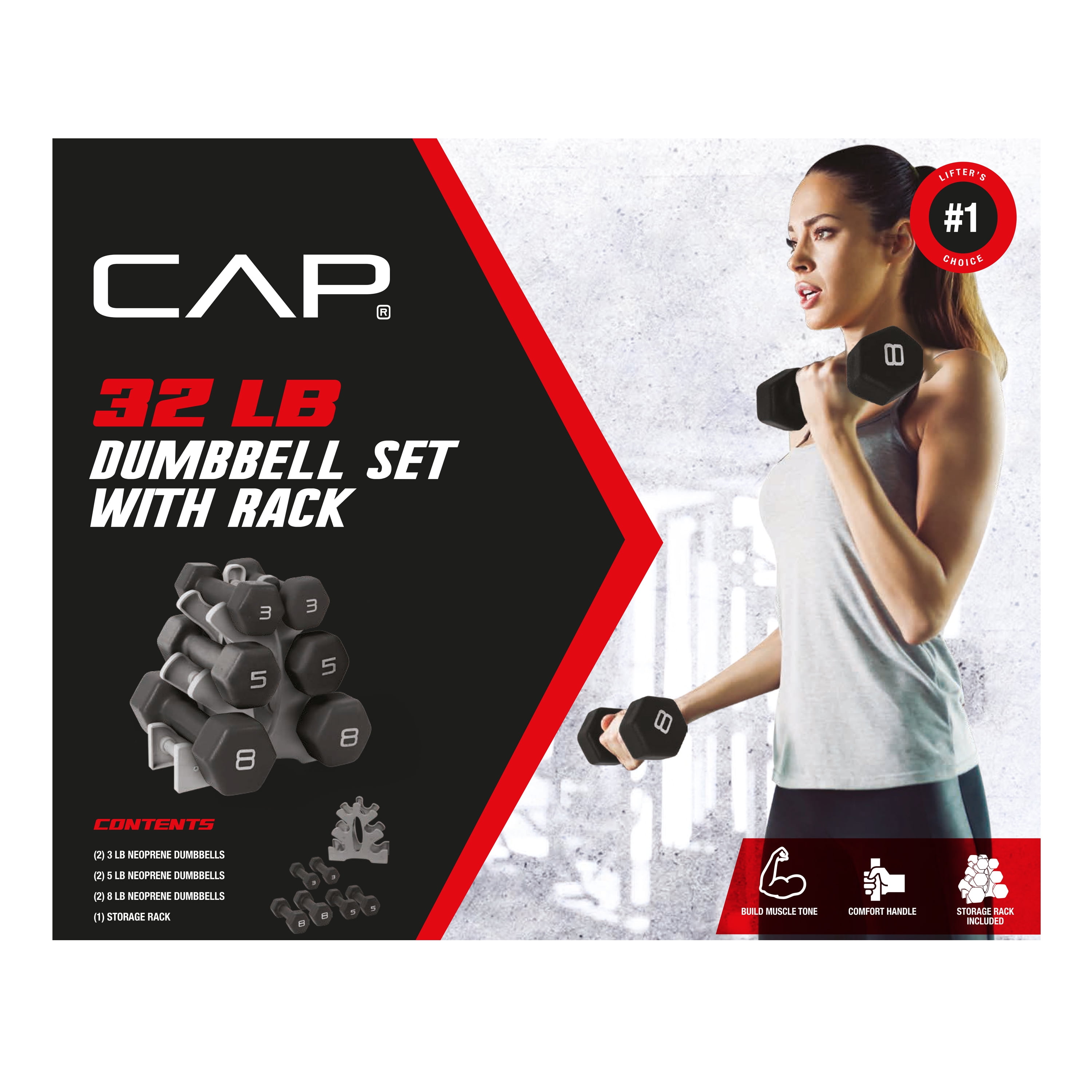 Cap 32 lb dumbbell set hotsell