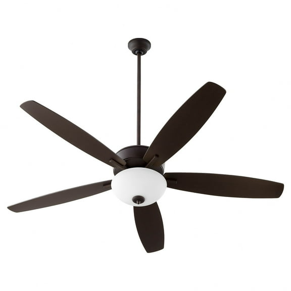 Quorum Lighting - Breeze Patio - 5 Blade Ceiling Fan with Light Kit-18.64 Inches