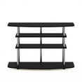 thumbnail image 3 of Furinno Frans Turn-N-Tube 4-Tier TV Stand for TV up to 46, Black Oak, 3 of 6