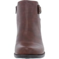 thumbnail image 3 of Baretraps Womens Reggie Side Buckle Almond Toe Ankle Boots, 3 of 3