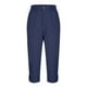 thumbnail image 5 of WILLBEST Pantalones Casuales para Mujer, Cómodos Pantalones Rectos Recortados con Bolsillos y Botones para Uso Diario, Ideales para Primavera y Otoño. Extra Grande, 5 of 6