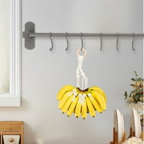 WRITWAA 2Pcs Beige Cotton Rope Fruit Hanging Rope for Space Saving Kitchen Storage