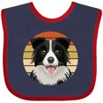 thumbnail image 3 of Inktastic Border Collie Cute Dog Boys or Girls Baby Bib, 3 of 4
