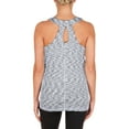 thumbnail image 5 of Women's New Era Black Chicago White Sox Space Dye Keyhole Back Tank Top, 5 of 5