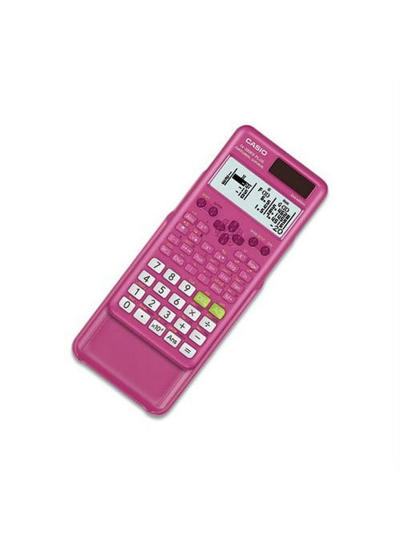 FX-300ES Plus 2nd Edition Scientific Calculator 16-Digit LCD, Pink