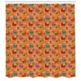 thumbnail image 3 of Ambesonne Cactus Shower Curtain, Colorful Alpacas Flower, 69"Wx75"L, Multicolor, 3 of 3
