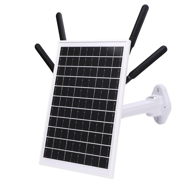 Solar Powered Outdoor 4G LTE Modem Router with SIM Card Slot, WiFi Extender 150M Range, 12W Solar Panel, 18000mAh Battery Built in, Design for Camping RVs and Outdoor