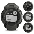 thumbnail image 5 of Garmin Instinct 2X Solar Rugged GPS Smartwatch, Moss with Power Glass Lens, LED Flashlight, 5 of 6