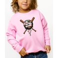 thumbnail image 6 of Camo Baseball Unisex Sweatshirt Camouflage Sports Pride Pullover for Adults, Teens & Kids Pink Sweatshirt 2T, 6 of 8