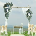 thumbnail image 4 of Wedding Arch , Artificial Decor, Arrangement Swag for Wall Holiday Party Room Decor Blue, 4 of 9