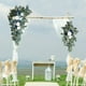 thumbnail image 4 of boda de simulación, flores, arreglo Floral, guirnaldas para , , recepción, Azul Yuyangstore Guirnalda de arco de boda, 4 of 8