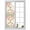 Pink, variant on Blue Pink Flowers Window Privacy Film, Spring Floral Butterfly Elegant Pastoral Static Cling UV Sun Blocking Heat Control Window Tint Day and Night, Non-Adhesive One Way Privacy Cover 35.4''x78.7''