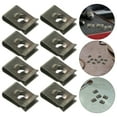 thumbnail image 2 of 50pcs U Shaped Bumper Retainer Clips for Cars Universal Fastener Set, 2 of 6