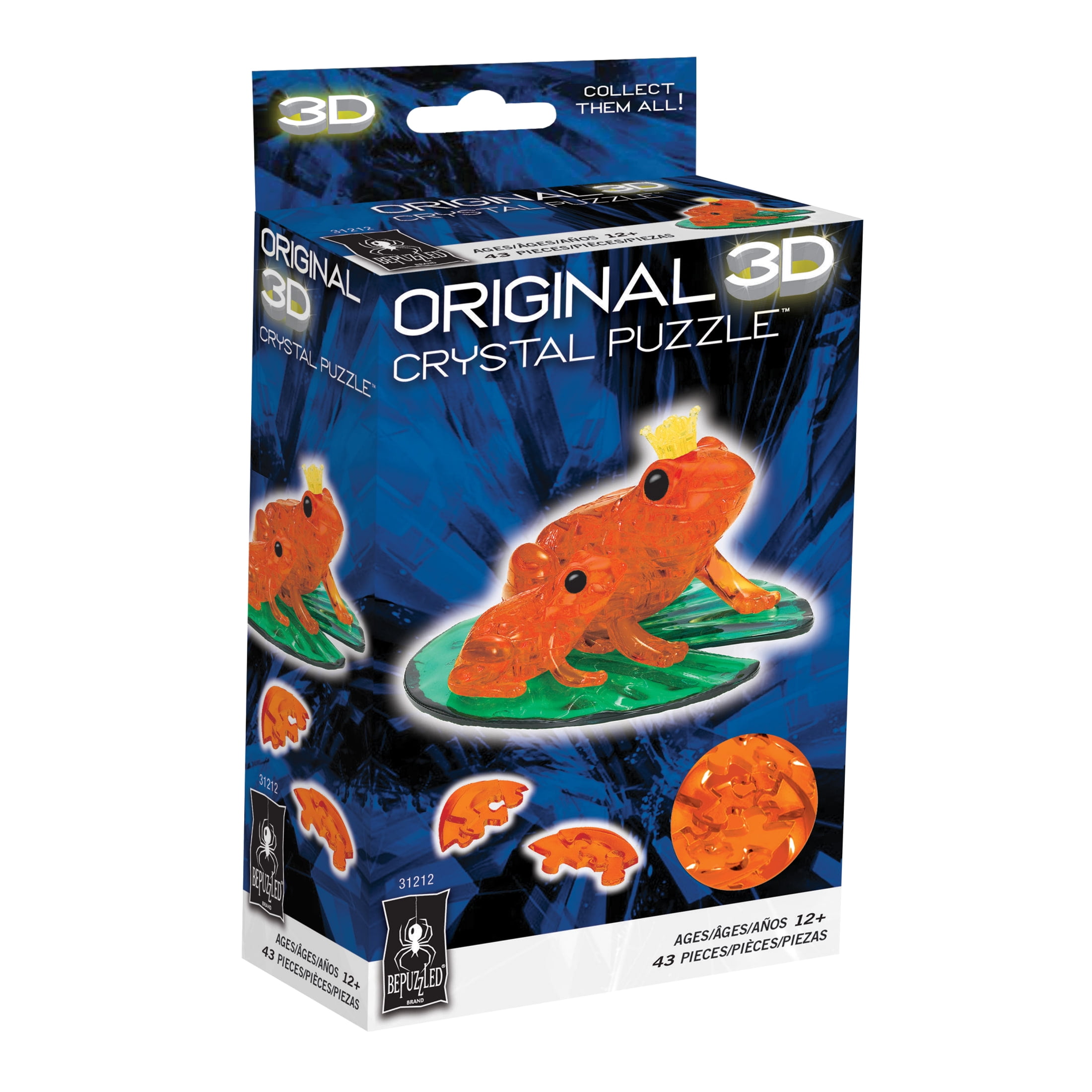 Turtles Design 3D Crystal Model BePuzzled Turtles 3D Crystal Puzzle ...