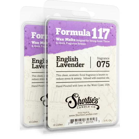 Pure English Lavender Wax Melts Multi Pack - Highly Scented   Essential & Natural Oils - Shortie's Candle Company