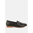 thumbnail image 2 of DARETH Horsebit Flat Heel Loafers in Black, 2 of 8
