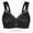 Black, variant on Curyon Women's Minimizer Bra Comfort Non Padded Wireless Full Figure Plus Size Bras,46DD