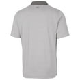 thumbnail image 3 of Men's Cutter & Buck Gray Florida State Seminoles Forge Tonal Stripe Stretch Polo, 3 of 3