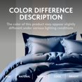 thumbnail image 5 of White Classic Navy Duvet Cover Queen Size, Microfiber Duvet Cover with Zipper, Duvet Cover Set of 1 Down Comforter Cover, 2 Pillow Shams, Luxury Comforter Cover Queen Size | Comforter Not Included, 5 of 8