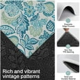 thumbnail image 3 of Blue Pioneer Flower Kitchen Rugs Sets Of 3,Kitchen Runner Rugs Non Skid Washable,Decorative Kitchen Floor Mats for Kitchen,Sink,Laundry,17"x30"+ 17"x47" + 17"x59", 3 of 6
