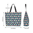 thumbnail image 5 of Kdxio Popcorn With Glasses Casual Tote Bags Women Big Capacity Shoulder Bag for Women Travel Shoulder Bags Handbags, 5 of 8