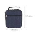 thumbnail image 2 of Insulated Fabric Lunch Bag for Storage Blue Multipurpose with Heat Preservation 7.8 Inches, 2 of 5